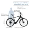 Zündapp Z810 E Bike Trekkingrad Herren Ab 160 Cm Mit Nabenmotor Pedelec Trekking Fahrrad Mit 24 Gang Und Beleuchtung StVZO