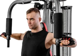 Hop-Sport HS-1044K Kraftstation Für Zuhause - Fitnessstation + 66 Kg Gewichte, Multigym Fitnesscenter Mit Seilzug, Butterfly Und Latzug -Globbervi Verkaufe 20cb9813a8f312d0ea7778de3f466645