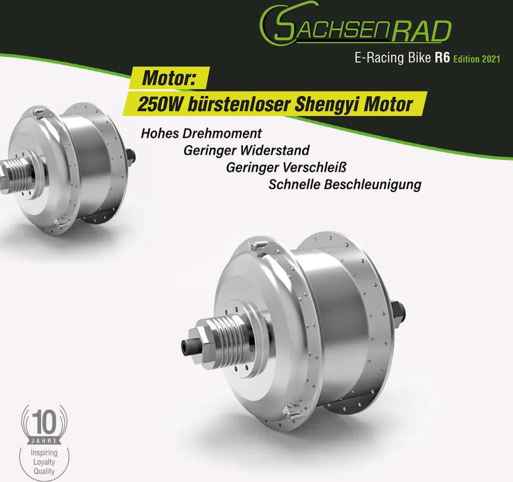 SachsenRad E-Racing Bike R6 Schwarz BB12062 13 SachsenRad E-Racing Bike R6 Schwarz BB12062 – Bild 13