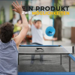 Slazenger Tischtennisplatte Spyder Air - 240 X 120 X 63,5 CM - Leicht Und Kompakt - Mehrere Spiele - Ping Pong Und Tischtennis -Globbervi Verkaufe 2163abde20be882cd45d74964f895b4b