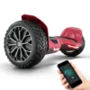 8.5“ Premium Offroad Hoverboard Bluewheel HX510 SUV Farbe: Rot - Deutsche Qualitäts Marke - Kinder Sicherheitsmodus & App - Bluetooth - Starker Dual Motor - Aluminium Case Elektro Skateboard Selbstausgleichender Elektroroller