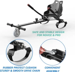 Markboard 6.5 Hoverboard Mit Sitz Hoverkart GO-Kart Für Kinder Mit LED Leuchten & Bluetooth Musik Skateboard -Globbervi Verkaufe 22a92553ea9b785d4e859998fca6c3e6