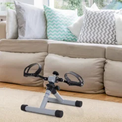 HOMCOM Mini Heimtrainer, Faltbarer Fahrradpedaltrainer, Mini-Bike, Stufenloser Widerstand, Stahl, Silbergrau, 33 X 34 X 32 Cm -Globbervi Verkaufe 22b9421f391900e7a481bd4efc2be6df