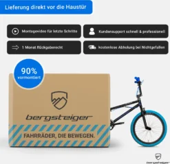 Bergsteiger Halifax 20 Zoll BMX, 360° Rotor-System, Freestyle, 2 Stahl Pegs, Kettenschutz, Freilauf -Globbervi Verkaufe 23906b652fc4c7f7a196dd6e965ad2a4