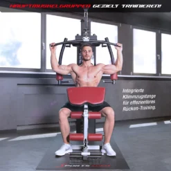 Sportstech Einzigartige 30in1 Premium Kraftstation HGX100 Für Unzählige Trainingsvarianten. Multifunktions-Homegym Mit Lat-Zugturm, Fitnessstation Aus EVA Material Für Zuhause - Robuste Konstruktion -Globbervi Verkaufe 240e6f18c6423e86715f4daf58e7a0ed