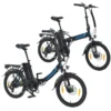 SmartEC 2er Pack Camp-20D & Camp-20H Falt Pedelec/E-Bike 20 Zoll Schwarz