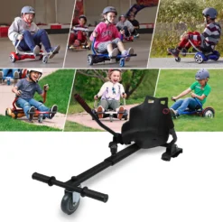 SWANEW Hoverboard Sitz Hoverkart Sitzscooter Für 6,5 , 8,5 Und 10 Zoll Hoverboards Schwarz Kart-Erweiterung -Globbervi Verkaufe 244f30586f669f0a4bafb532505ecd20 1