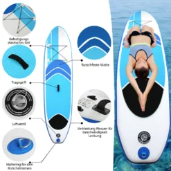 XMTECH 305x75x15cm SUP Board Set Stand Up Paddling Board Aufblasbares Paddelboard Surfboard Inkl. Komplettes Zubehör Bis 115 Kg -Globbervi Verkaufe 24aca1ac3f6ae10e308081e412f7369f