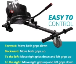 Markboard 6,5 Zoll Hoverboard Mit Bluetooth, LED-Leuchten,350W *2 Motorbeleuchtung Lila + Hoverkart Carbon Schwarz, Self Balance Elektroscooter + Gokart ,Elektroroller Mit Hoversitz, Balance Board + Go-Kart -Globbervi Verkaufe 24d373b23996a711594c382f87132c26