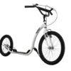 Tretroller City Scooter Roller Master 20' / 16' Zoll Dogscooter V-Break Weiss