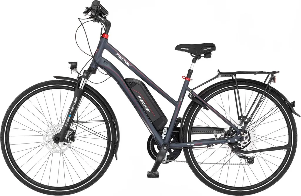 FISCHER E-Bike Pedelec Trekking VIATOR 2.0 Damen, Rahmenhöhe 44 Cm, 28 Zoll, Akku 557 Wh, Hinterradmotor, Kettenschaltung, LCD Display, Anthrazit 2 FISCHER E-Bike Pedelec Trekking VIATOR 2.0 Damen, Rahmenhöhe 44 Cm, 28 Zoll, Akku 557 Wh, Hinterradmotor, Kettenschaltung, LCD Display, Anthrazit – Bild 2
