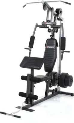 HAMMER Kraftstation California XP, Multifunktions Gym, Fitnessstation, Zahlreiche Übungsvarianten, Widerstand Bis 120kg -Globbervi Verkaufe 25b5b6f4fed7f8bab5c2aff62f69ad63