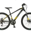 Breluxx® 26 Zoll Mountainbike Aluminium FS Alaska Sport D2, Scheibenbremsen - Schwarz Grau , 21 Gang Shimano
