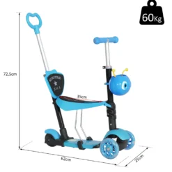 HOMCOM Kinderroller Scooter Tretroller Cityroller Kinder Roller Kickboard Lenker Teleskoprohr Höhenverstellbar Blau 62 X 25 X 72,5 Cm 16 HOMCOM Kinderroller Scooter Tretroller Cityroller Kinder Roller Kickboard Lenker Teleskoprohr Höhenverstellbar Blau 62 X 25 X 72,5 Cm -Globbervi Verkaufe 28d5489a7795bc25745644d9cc823c6b