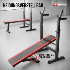 Hop-Sport Hantelbank Kraftstation HS-1080 Mit 39 KG Hantelset Langhantel Gewichte 4x5 Kg; 4x2,5 Kg 21 Hop-Sport Hantelbank Kraftstation HS-1080 Mit 39 KG Hantelset Langhantel Gewichte 4x5 Kg; 4x2,5 Kg -Globbervi Verkaufe 28d90280b3cd534d96fdc1696d123c32