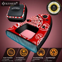 KESSER® SUP Board Aufblasbar Set Mit Sichtfenster Stand Up Paddle Board Premium Surfboard Wassersport | 6 Zoll Dick | Komplettes Zubehör | 130kg , Farbe:(AQUA) Rot 320CM -Globbervi Verkaufe 294203328388e0a9dbd3d70d7dec652a