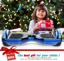 Hoverboard 6.5 Zoll - LED & Bluetooth & Tasche- Für Kinder Und Jugendliche - EU Sicherheitsstandard-Self Balance Scooter Elektroscooter Blau -Globbervi Verkaufe 2a6d30032407f2bbd4434c8544d971f0