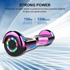 GeekMe Hoverboard Für Kinder 6,5 Zoll, Elektroroller, Elektro Scooter Board Mit Bluetooth Lautsprecher, LED Leuchten, Geschenk Für Kinder, Jugendliche Und Erwachsene -Globbervi Verkaufe 2aeec7cafa38e493691ceb0ef96f0a8d