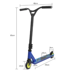 Stunt Scooter Freestyle Tretroller YOLEO Pro Scooter Kickscooter Roller Für Kinder Und Erwachsene Tragfähigkeit: 100 Kg ABEC 7 Steel Y Lenker (blau) -Globbervi Verkaufe 2b8edfcb76e89c4e26cdd3dbe31b405d