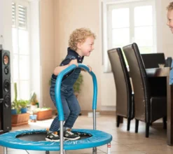 Sportspower Kindertrampolin Mit Haltegriff Blau Ø 92 Cm -Globbervi Verkaufe 2b95b96e0240b27a795660d74690df7d