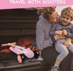 BremToy Kinderroller, Kinder Scooter Mit Höhenverstellbarem Lenker, Tretroller Mit LED-Rädern, Faltbarer Kickscooter Für Kleinkinder Jungen Mädchen Ab 2 Jahren, Rosa -Globbervi Verkaufe 2c44df73a83a7f571cf03cd3950b1fa6
