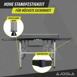 Joola Tischtennisplatte Transport, Blau, 19mm -Globbervi Verkaufe 2c94c1c7be473d1d5cf41d8d2b80cf38