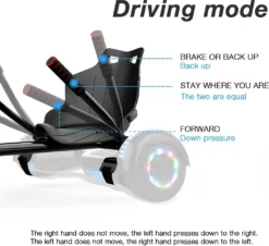 Hoverboards 8,5" Mit Sitz, Hoverboards Mit APP, Bluetooth Lautsprecher, LED Lichter, Hoverboards Für Jugendliche Und Erwachsene Geburtstagsgeschenke -Globbervi Verkaufe 2d37d915c63e5bf1445b3ef82c27a475