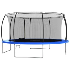 VidaXL Trampolin-Set Rund 460×80 Cm 150 Kg -Globbervi Verkaufe 2d8494a79d90935a7ade9f8ac7a06371