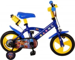 Nickelodeon Kinderfahrräder Jungen Paw Patrol 12 Zoll 23 Cm Jungen Über Treppen Blau/Gelb
