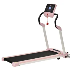 HOMCOM Laufband Klappbar Elektrisch 400 W 1-12 Km/h 1,5HP LCD-Display Handyhalterung Geeignet Für Home Gym Indoor Fitness Rosa 134 X 60 X 118 Cm -Globbervi Verkaufe 2f8bc9c096c1e5c1edd124baeab8e144
