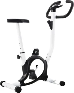 VidaXL Heimtrainer Mit Riemenantrieb Schwarz