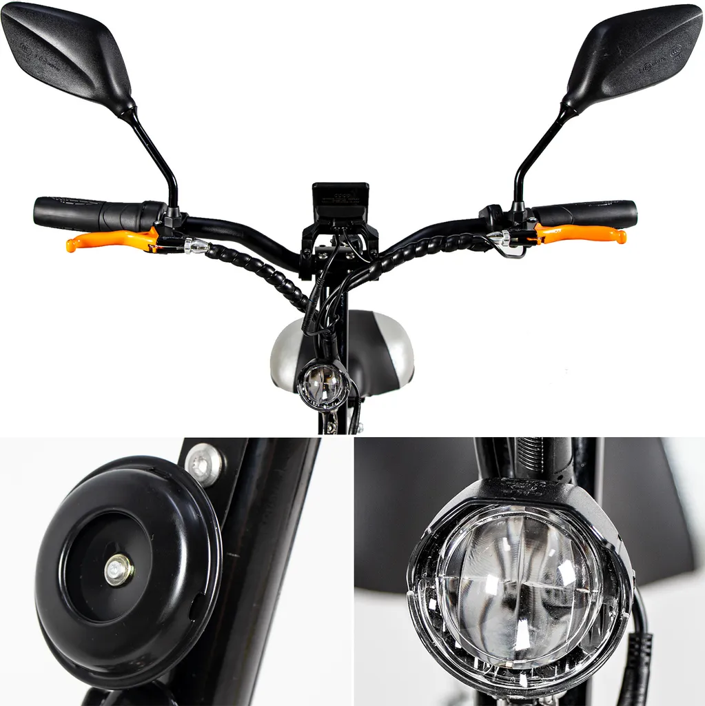 Rolektro, E-Joy 20, Schwarz, Faltbarer E-Scooter Mit Straßenzulassung 12 Rolektro, E-Joy 20, Schwarz, Faltbarer E-Scooter Mit Straßenzulassung – Bild 12