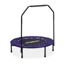 Relaxdays Trampolin Faltbar Mit Haltestange