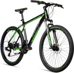 Bergsteiger Makalu 26 Zoll Mountainbike Aluminium, Geeignet Ab 150 Cm, Scheibenbremse, Shimano 21 Gang-Schaltung, Hardtail, Jungen-Fahrrad & Herren-Fahrrad