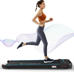 Citysports WP2 Laufband, 440W Motor, Eingebaute Bluetooth-Lautsprecher, Einstellbare Geschwindigkeit 1-6KM