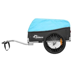 SAMAX Lastenanhänger / Fahrradanhänger Für 40 Kg / 120 Liter In Blau / Grau - Grey Edition -Globbervi Verkaufe 3281d71c3087d31a2790cdc1ee1998be