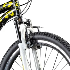 Geroni FXC 100 Mountainbike Fully Ab 130-145 Cm MTB Für Jungen Und Mädchen 21 Gang Fahrrad 24 Zoll Mit V Brakes, Jugendfahrrad, Mountain Bike Vollgefedert - Gelb -Globbervi Verkaufe 32a026e45102e5dc904631366bf46c62