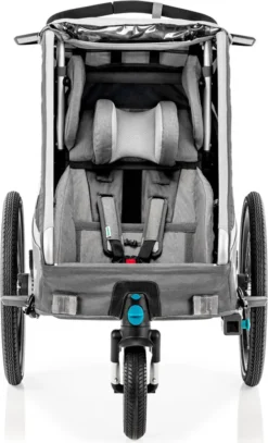 Qeridoo Kidgoo1 Grau Kinderanhänger -Globbervi Verkaufe 33dda184c7fff545f96592b716a5eaa0