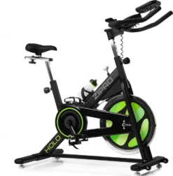 Zipro Erwachsene -Rad Fitnessbike Heimtrainer Holo 2 Bis 130kg, Schwarz, One Size, Einheitsgröße