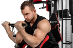 Hop-Sport HS-1054K Kraftstation Für Zuhause - Fitnessstation Mit 3 Stationen + 72 Kg, Inkl. Boxsack, Boxhandschuhe Und Kurzhanteln (2x1,5kg) -Globbervi Verkaufe 34bcfef5d05098932cde5a22e783df5d