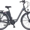 PROPHETE GENIESSER City E-Bike 28" AEG EasyDrive Vorderradmotor 40 NM 250 Watt AEG Side- Clickakku 36 Volt 12,8 Ah 461 Wh 7 Gang Nabenschaltung Felgenbremsen RH 49 Cm AEG EasyControl Display