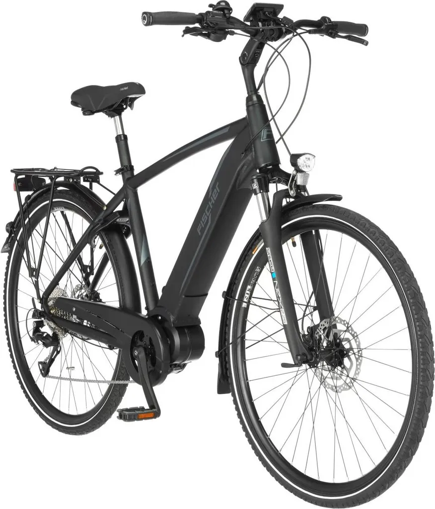 FISCHER E-Bike Pedelec Trekking VIATOR 4.1i Herren, Rahmenhöhe 50 Cm, 28 Zoll, Akku 504 Wh, Mittelmotor, Kettenschaltung, LCD Display, Schwarz 1 FISCHER E-Bike Pedelec Trekking VIATOR 4.1i Herren, Rahmenhöhe 50 Cm, 28 Zoll, Akku 504 Wh, Mittelmotor, Kettenschaltung, LCD Display, Schwarz