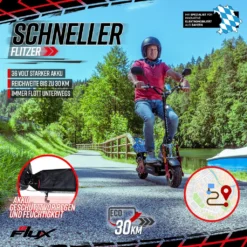 EFlux E-Scooter Street 40 - 800 W - 35 Km/h - E-Scooter Mit Straßenzulassung Klappbar - 30 Km Reichweite - 36 Volt - 12 Ah Akku - Easy Fold Mechanismus - LED Scheinwerfer - Einkaufskorb - Mit Komfort Sitz Höhenverstellbar Und Abnehmbar - EEC (COC) Zulassung Mit Versicherungskennzeichen Für Roller Bis 45 Km/h - Erwachsene - Elektroroller - Elektrischer Roller - Elektro - Roller -Scooter - Elektroscooter - (Schwarz) -Globbervi Verkaufe 38e8f44fc6af71a4c12dd6e4c894e4d1