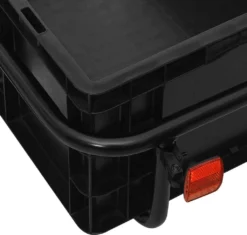 VidaXL Fahrradanhänger/Handwagen 155x60x83 Cm Stahl Schwarz -Globbervi Verkaufe 39064378b57ddde59d25dc9ef55594a0