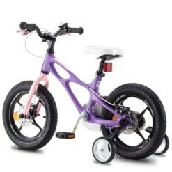 RoyalBaby Kinderfahrrad Jugendfahrrad, Jungen Mädchen Fahrrad 16 Zoll Kinder Fahrrad Mit Magnesium Rahmen & Scheibenbremse & Stützräder Laufrad Kinder Bike Violett -Globbervi Verkaufe 3957da6478961bee23e3c8e916c0a5a8