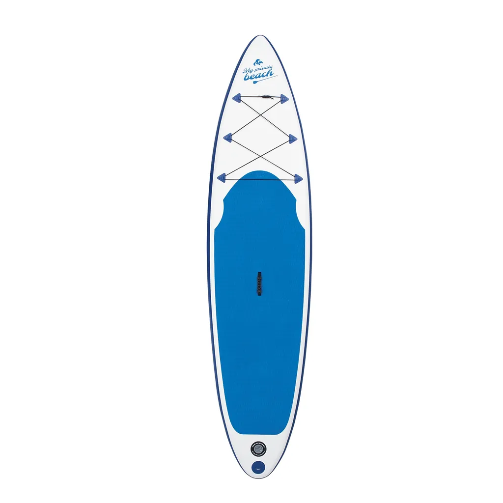 EASYmaxx Stand Up Paddle Board - Paddelboard Wellenreiter Aufblasbar - 320 X 76 X 15 Cm - Weiß/blau 3 EASYmaxx Stand Up Paddle Board - Paddelboard Wellenreiter Aufblasbar - 320 X 76 X 15 Cm - Weiß/blau – Bild 3