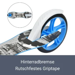 ArtSport Scooter Cityroller Skaterboy Big Wheel 205mm Räder Klappbar & Höhenverstellbar – Kinder-Roller Ab 3 Jahre - Tretroller Bis 100 Kg – Blau 12 ArtSport Scooter Cityroller Skaterboy Big Wheel 205mm Räder Klappbar & Höhenverstellbar – Kinder-Roller Ab 3 Jahre - Tretroller Bis 100 Kg – Blau -Globbervi Verkaufe 3abf876ecf5d1931f87db6a147d23252
