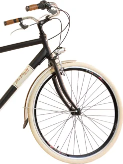 Via Veneto By Canellini Fahrrad Citybike Mann Aluminium Mit Seitentaschen - Schwarz 54 -Globbervi Verkaufe 3b460a501b53dac5563563aa36150990