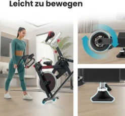 Hop-Sport Indoor Cycling Bike Fahrrad HS-045IC - Speedbike Mit LCD-Display Und 18 KG Schwungrad - Bis 120kg -Globbervi Verkaufe 3b76509b3324125e98d28a24d0cd88fe