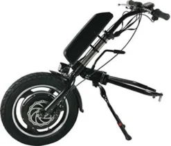 Theebikemotor 36V500W 16" Rad Elektro-Rollstuhl Handcycle Anlage, Elektro-Rollstuhl Umrüstsatz Mit Frontleuchte 13Ah Akku Unterrohr-Typ